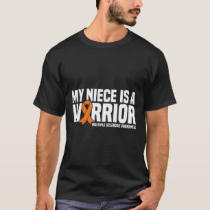 Niece Is A Warrior Ms Multiple Sclerosis Awareness T-Shirt