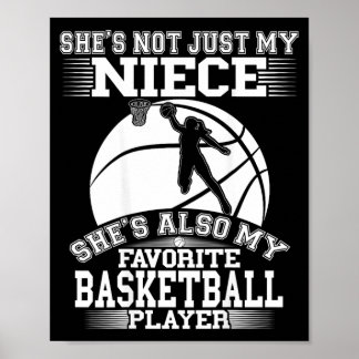 Niece Is Favourite Basball Player - Sport Aunt Poster