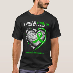 Niece Kidney Disease  Aunt Uncle  Awareness T-Shirt