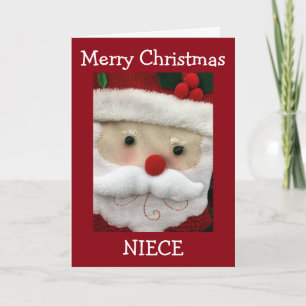 **NIECE** MERRY CHRISTMAS FROM SANTA HOLIDAY CARD