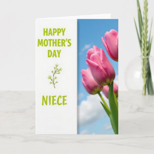 Niece Mothers Day Bouquet Card