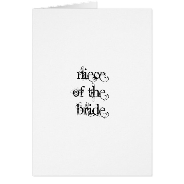 Niece of the Bride (Front)