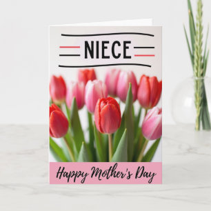 Nieces Floral Mothers Day Card