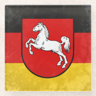 Niedersachsen Glass Coaster