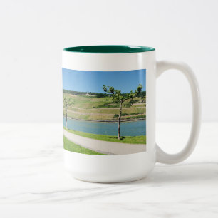 Niederwalddenkmal bei Rüdesheim am Rhein Two-Tone Coffee Mug