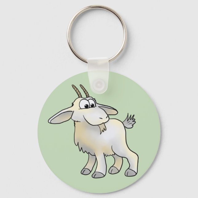 Niedliche Ziege Key Ring (Front)