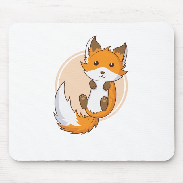 niedlicher Fuchs Mouse Pad (Front)