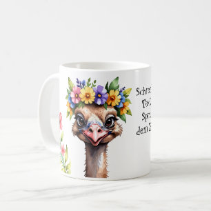 niedlicher Vogel Strauß 7 Coffee Mug