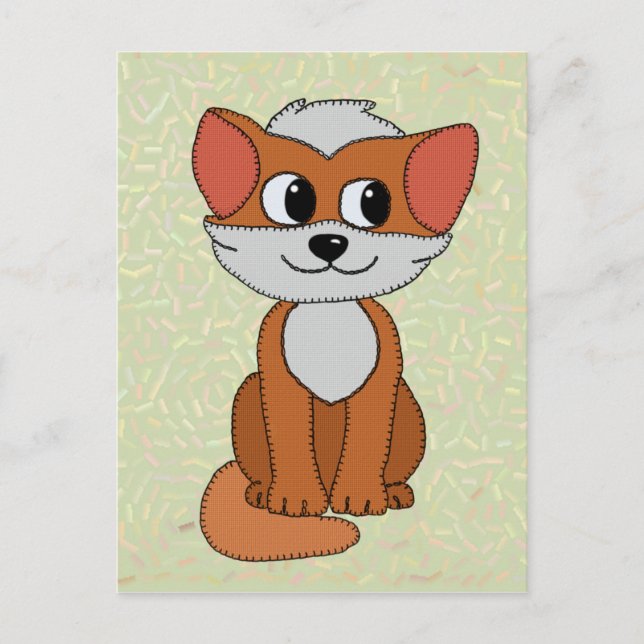 niedliches Kätzchen Postcard (Front)