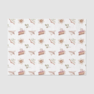 Niedliches Seidenpapier für Buchliebhaber Tissue Paper