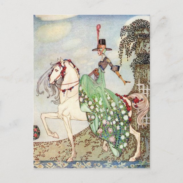 Nielsen's In Powder and Crinoline Postcard (Front)