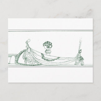 Nielsen's In Powder and Crinoline Postcard