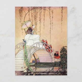 Nielsen's In Powder and Crinoline Postcard