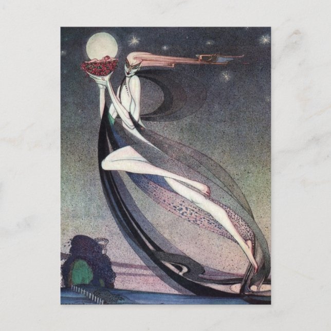 Nielsen's In Powder and Crinoline Postcard (Front)