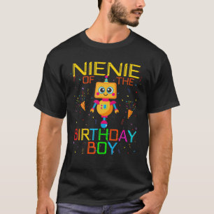 Nienie Of The Birthday Boy Robotics Theme Family R T-Shirt