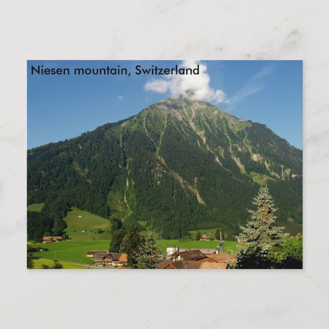 Niesen mountain, Switzerland Postcard (Front)