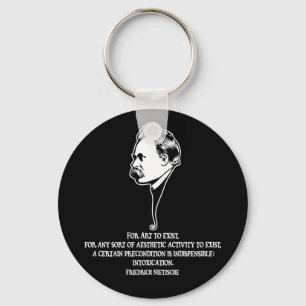 Nietzsche-art-1-DKT Key Ring