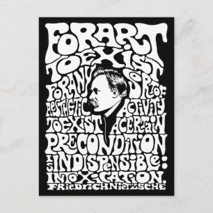 Nietzsche - Art Postcard