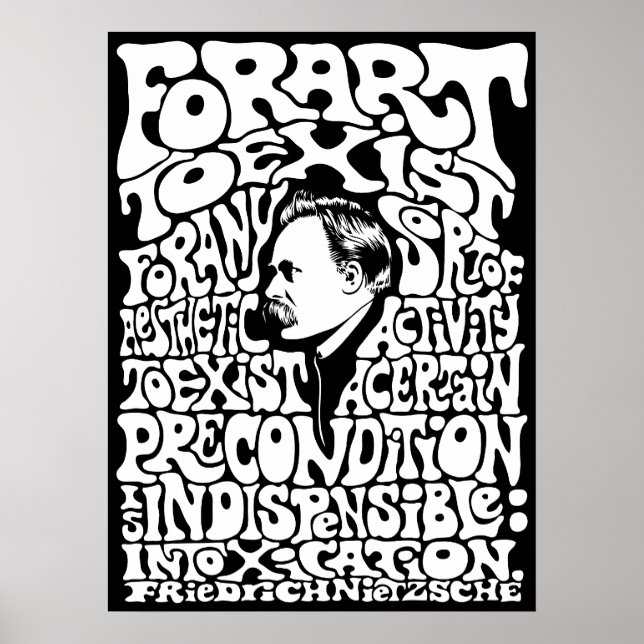 Nietzsche - Art Poster (Front)