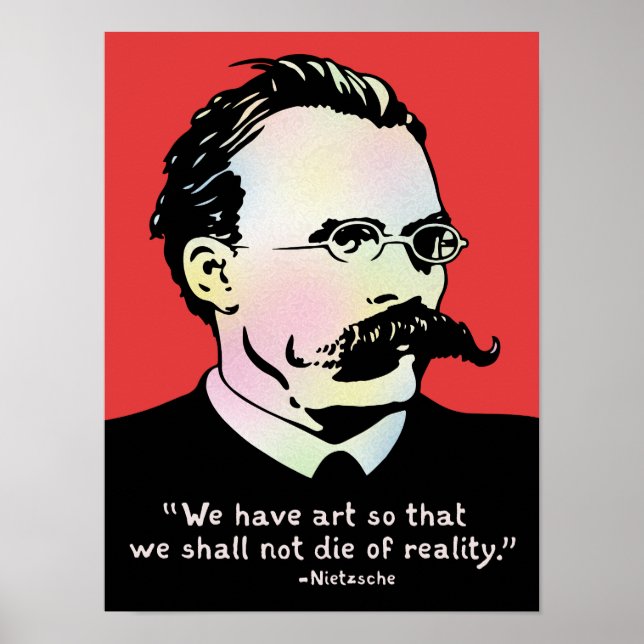 Nietzsche - Art v. Reality Poster (Front)