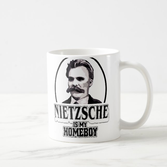 Nietzsche Is My Homeboy Coffee Mug (Right)