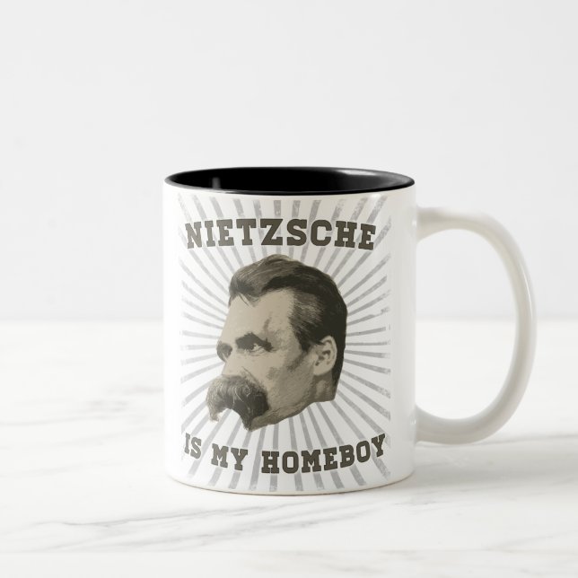 Nietzsche Is My Homeboy Mug (Right)