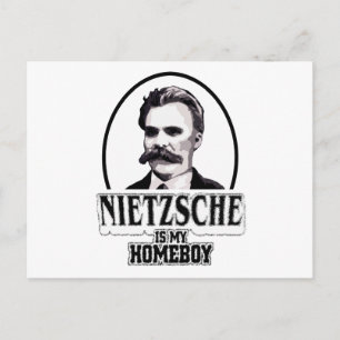 Nietzsche Is My Homeboy Postcard
