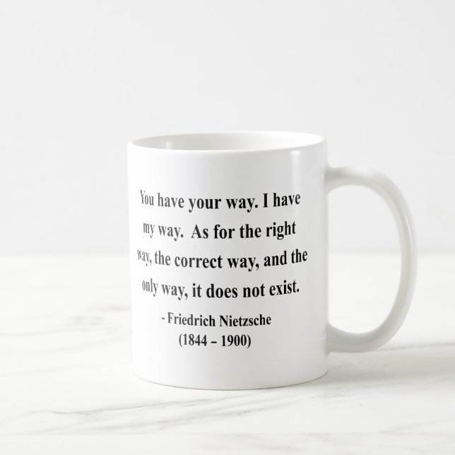 Nietzsche Quote 1a Coffee Mug (Right)