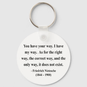Nietzsche Quote 1a Key Ring