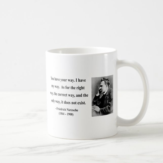 Nietzsche Quote 1b Coffee Mug (Right)