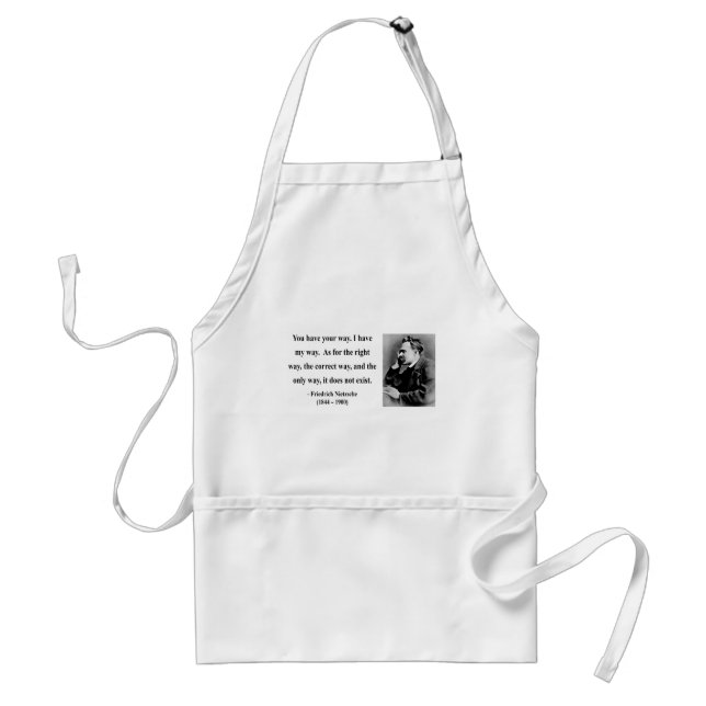 Nietzsche Quote 1b Standard Apron (Front)
