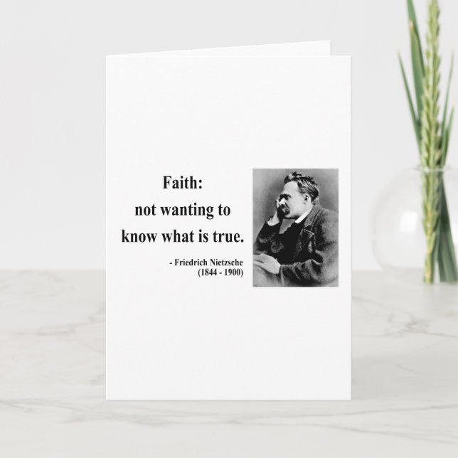 Nietzsche Quote 5b Card (Front)