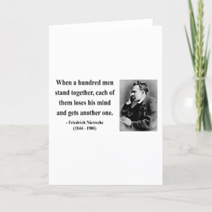 Nietzsche Quote 7b Card