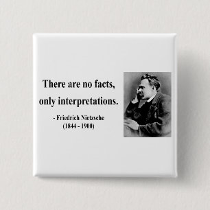Nietzsche Quote 9b 15 Cm Square Badge