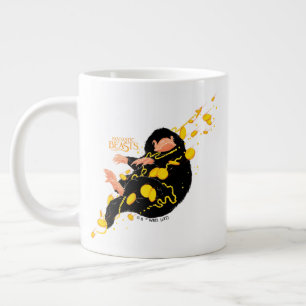 Niffler Floating With Gold Large Coffee Mug