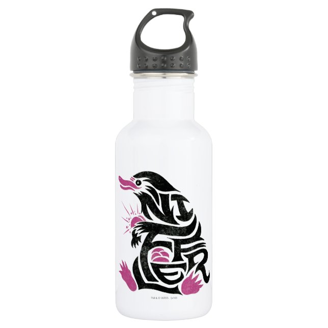 NIFFLER™ Typography Graphic 532 Ml Water Bottle (Front)