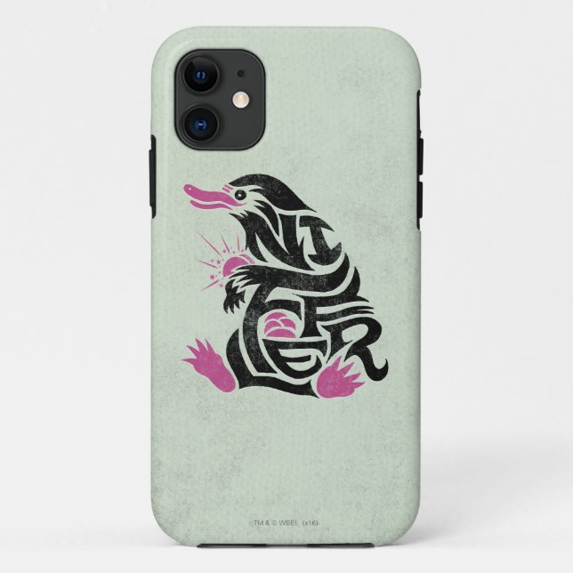 NIFFLER™ Typography Graphic Case-Mate iPhone Case (Back)