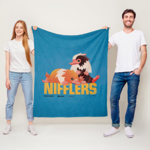 Nifflers Vintage Graphic Fleece Blanket