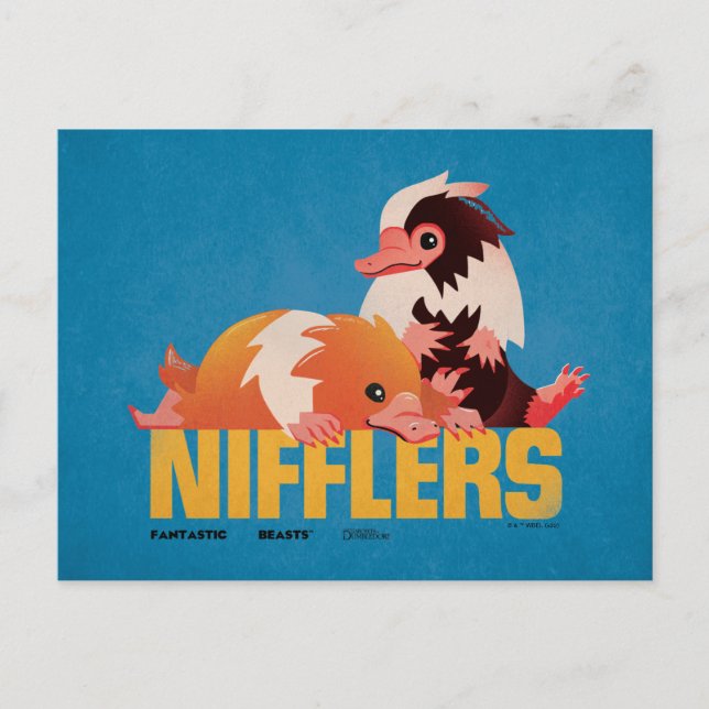 Nifflers Vintage Graphic Postcard (Front)