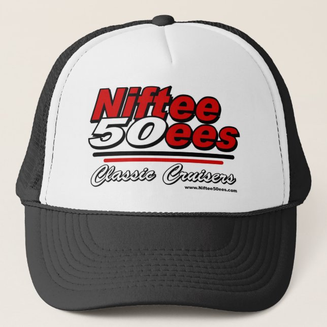 Niftee50ees Classic Cruisers Logo Trucker Hat (Front)