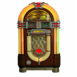 Nifty 50s Jukebox Ornament Photo Sculpture Decoration<br><div class="desc">Acrylic photo sculpture ornament with an image of a 50s-style jukebox. See matching acrylic photo sculpture keychain,  magnet and sculpture. See the entire Nifty 50s Ornament collection in the SPECIAL TOUCHES | Party Favours section.</div>