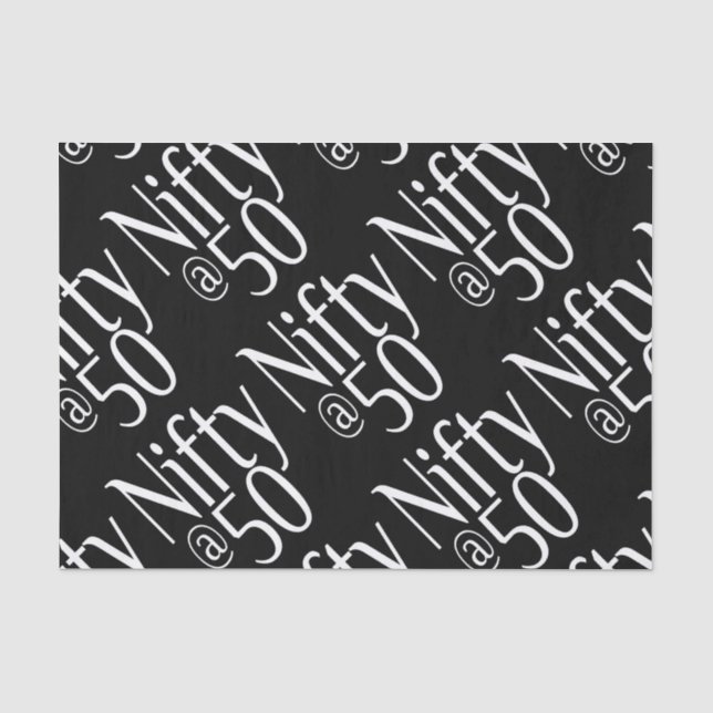 Nifty at Fifty Tissue Paper (Front)