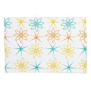 Nifty fifties - atoms and stars pillow case