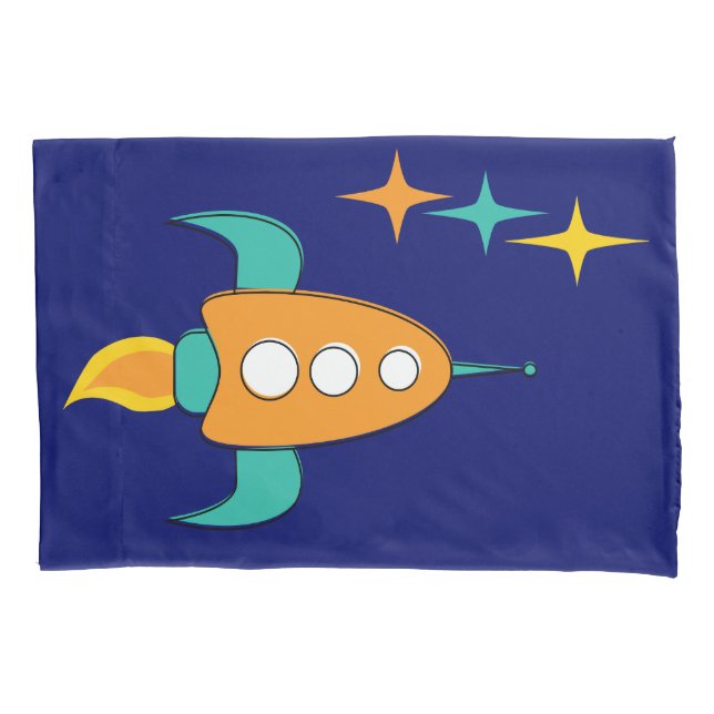 Nifty fifties - space age pillow covers (Front-Left)