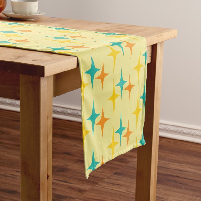 Nifty fifties - triple starburst table runner (In Situ)