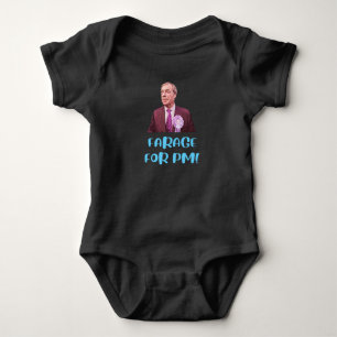 Nigel Farage For PM - Brexit Baby Bodysuit