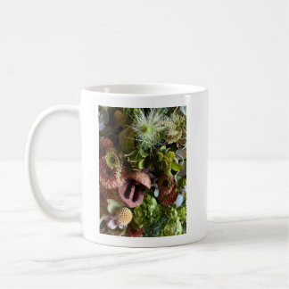 Nigella, Chrysanthemum, and Berries Floral Design Coffee Mug