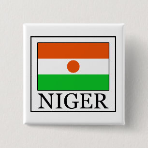 Niger 15 Cm Square Badge