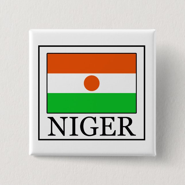 Niger 15 Cm Square Badge (Front)
