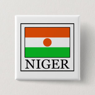 Niger 15 Cm Square Badge